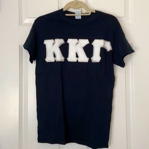 Kappa kappa gamma block lettered Tshirt, size small